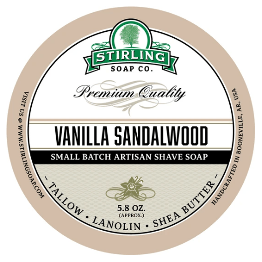 Stirling Soap Co. Vanilla Sandalwood Shaving Collection by Pasteur Pharmacy