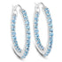 1.73 Carat Genuine Swiss Blue Topaz .925 Sterling Silver Earrings  DestGlow