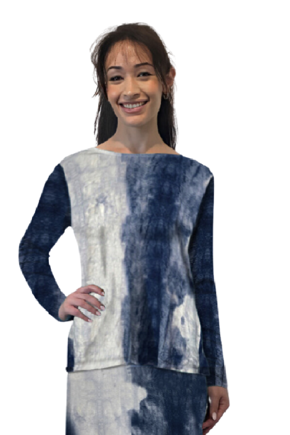 Long Sleeve Relaxed Tunic - Available in Prints &amp; Solids by Kosher Casual USA