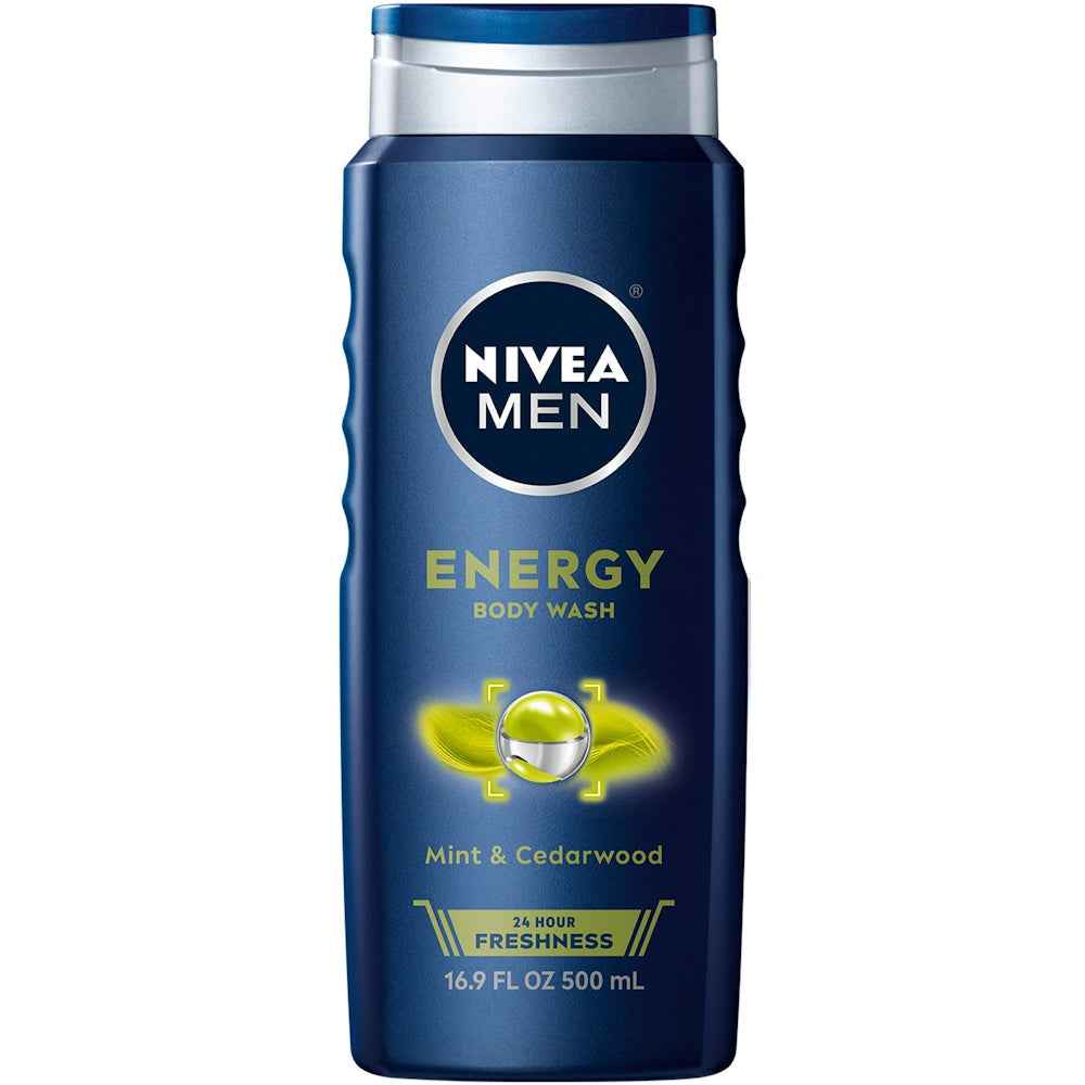 Nivea For Men Body Wash, 3 In 1, Energy