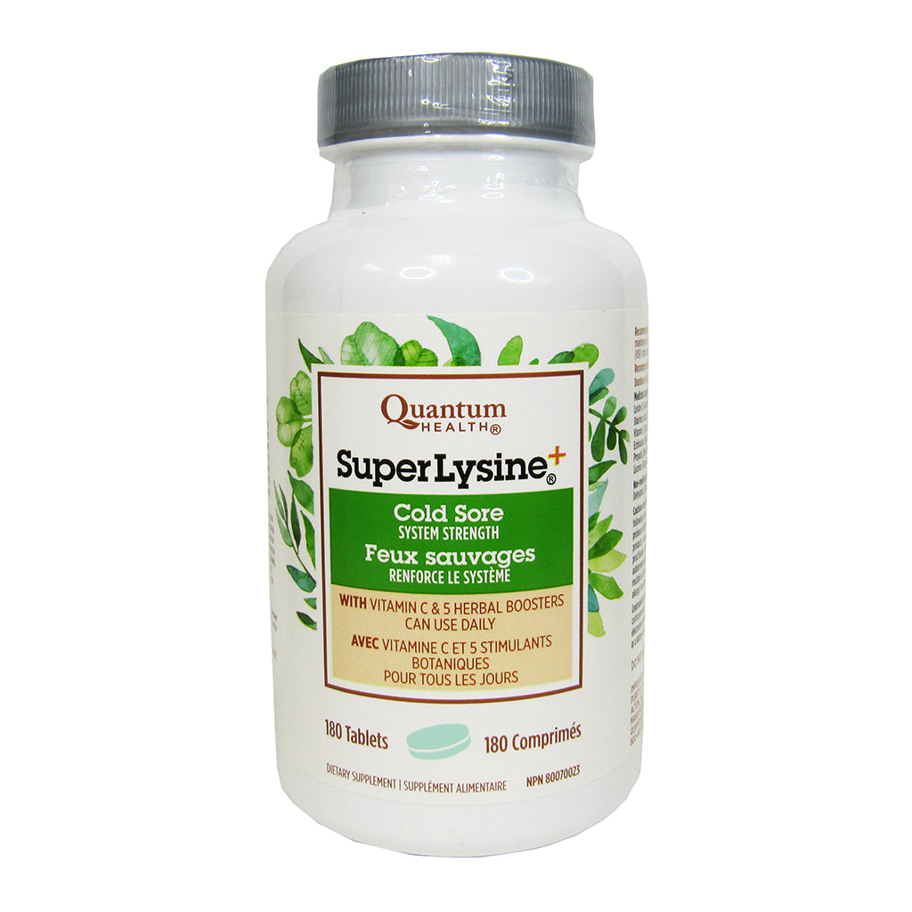 Quantum Health Super Lysine Plus Immune System - 180 Tablets by Pasteur Pharmacy