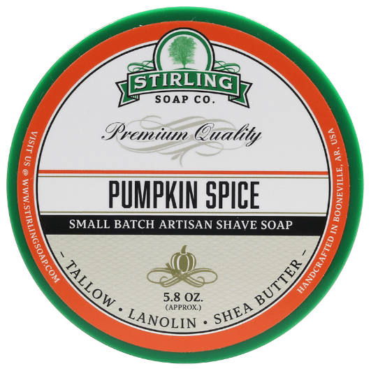Stirling Soap Co. Pumpkin Spice Shaving Collection by Pasteur Pharmacy