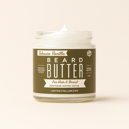 Tallow Man Tobacco Vanilla Beard + Body Butter | Men&