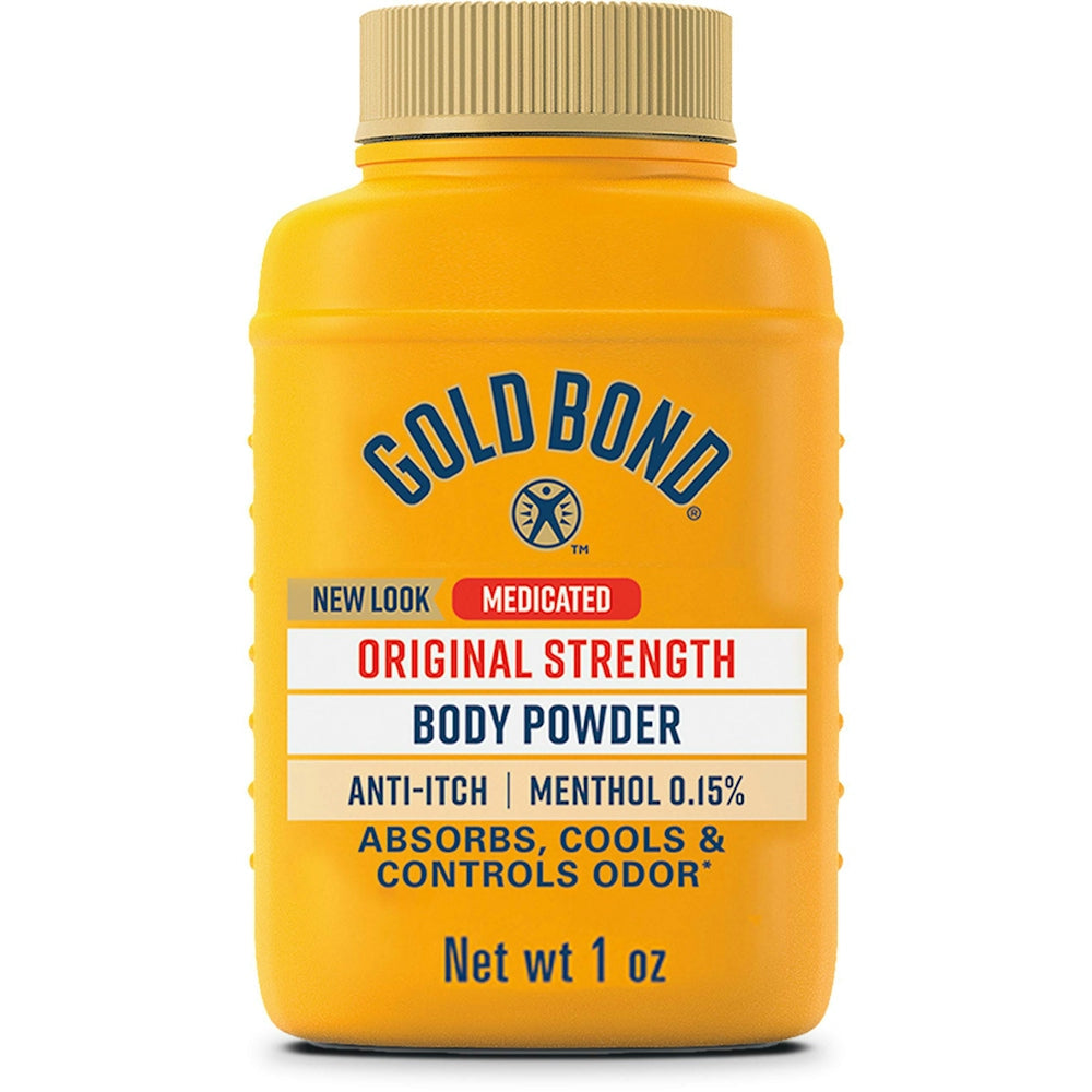 Gold Bond Body Powder, Original Strength, Medicated, 1 Ounce 