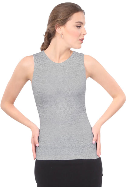 Premium Sleeveless Layering Tank Top with Full Shoulder Coverage by Kosher Casual USA