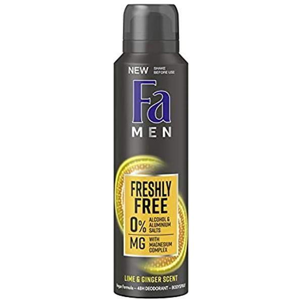 Fa Deodorant Spray with Lime and Ginger Scent for Men - 150 ml 