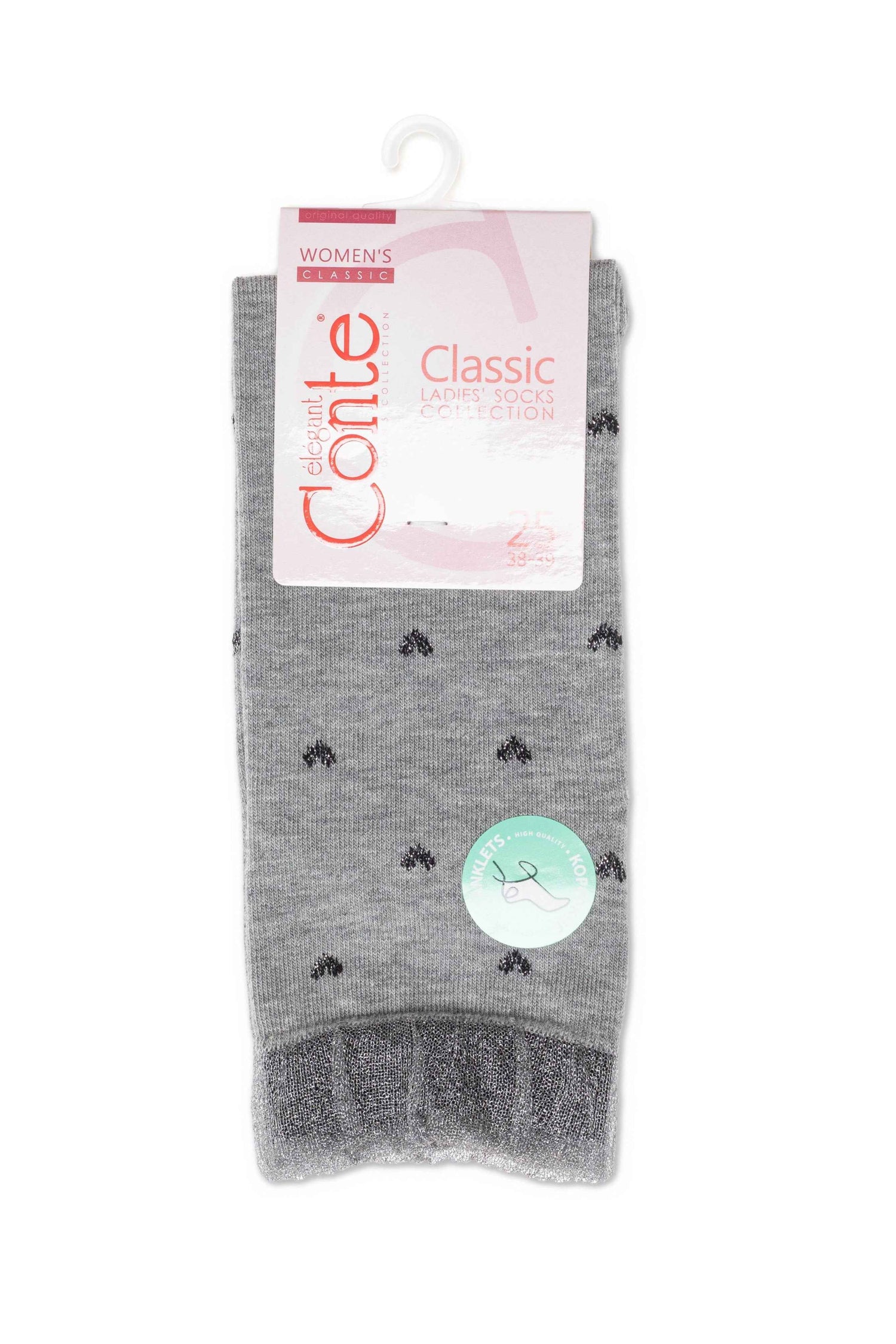 Conte Cotton Socks Classic - 243 Airy Sole and Lurex