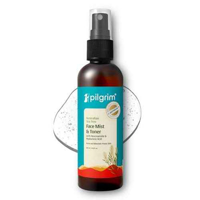 Pilgrim Tea Tree & 2% Niacinamide Face Toner For Oily Skin, Acne & Blemish Prone Skin, Pore Cleansing & Glowing Skin