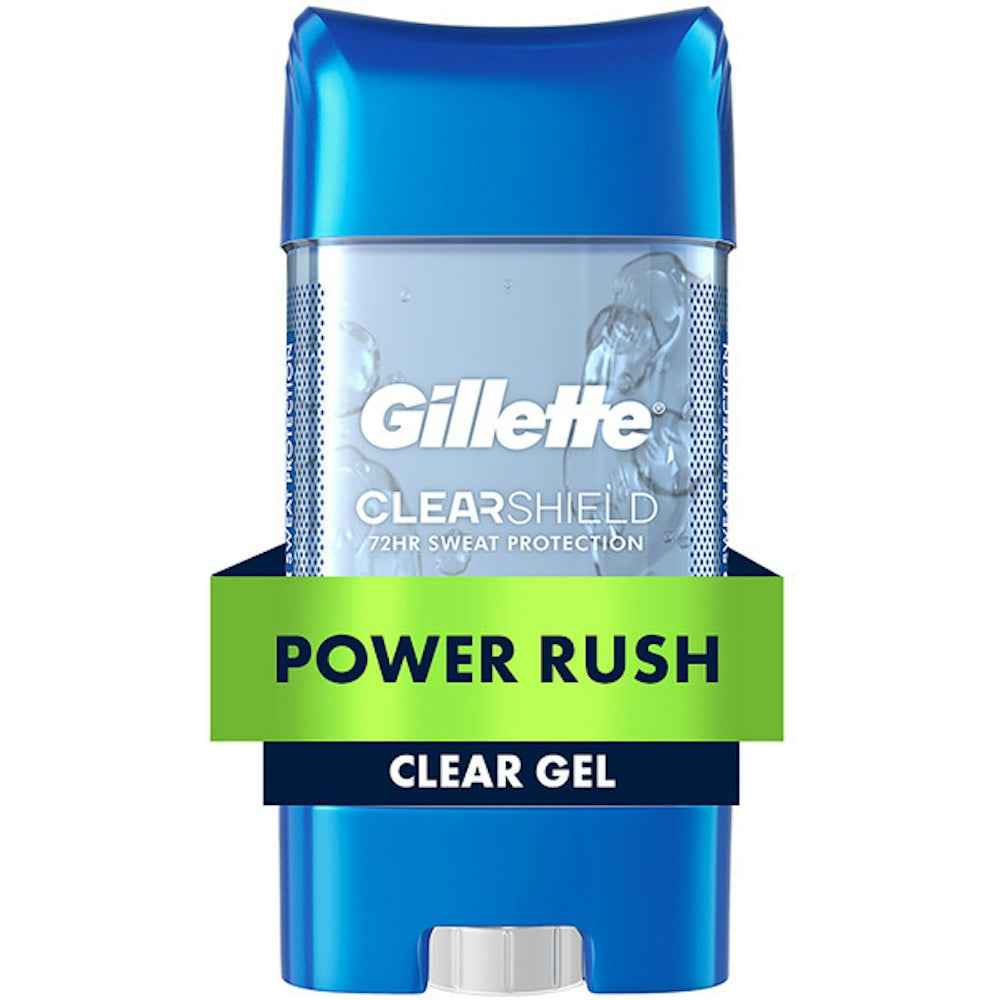 Gillette Antiperspirant &amp; Deodorant Clear Gel Power Rush 3.8oz