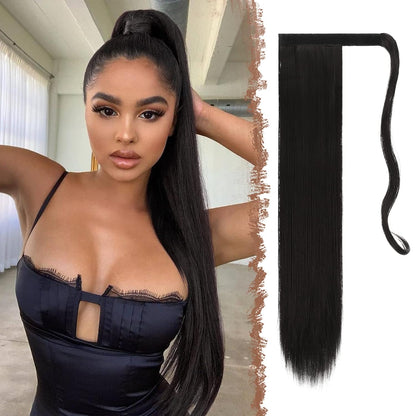 VIP Ponytail / Silky 24" (100 grams) 100% Human Hair