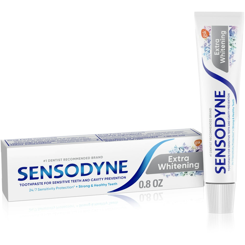 Sensodyne Extra Whitening Sensitive Teeth Toothpaste Travel Size by Pasteur Pharmacy