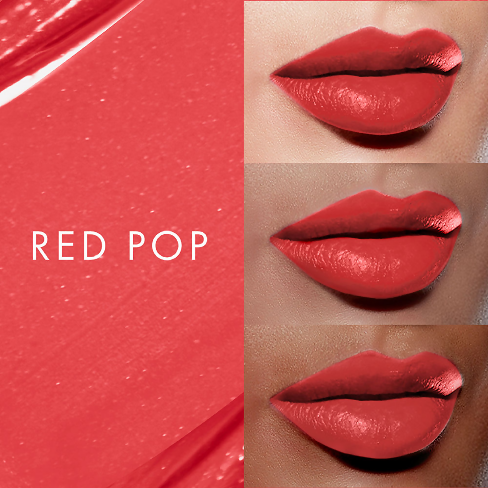 Lakme Glitterati Collection Shine Lipstick - Red Pop