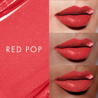 Lakme Glitterati Collection Shine Lipstick - Red Pop