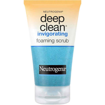 Neutrogena Deep Clean Invigorating Foaming Gel Face Scrub - 4.2 Fl Oz