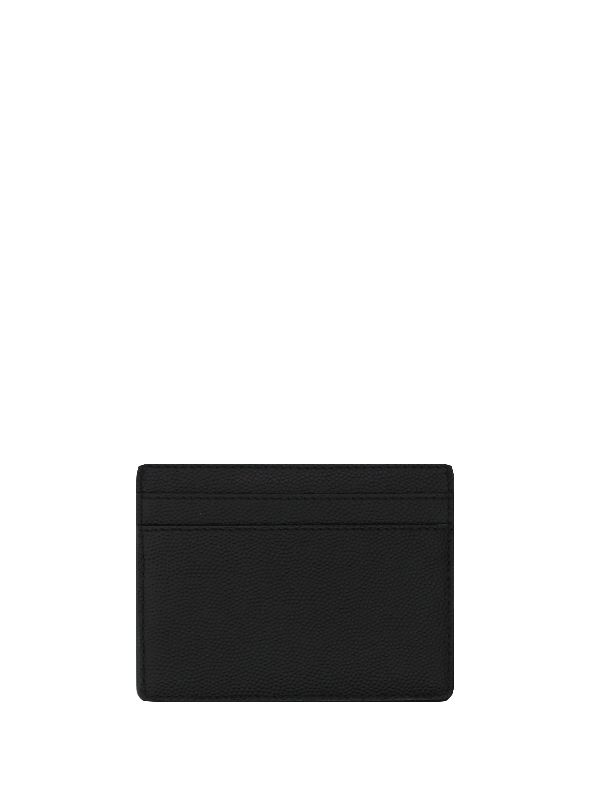 Saint Laurent Men Grain De Poudre Leather Cardholder by Luosophy