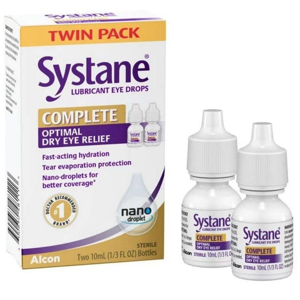 Systane Eye Drops, Lubricant, Complete, Twin Pack by Pasteur Pharmacy