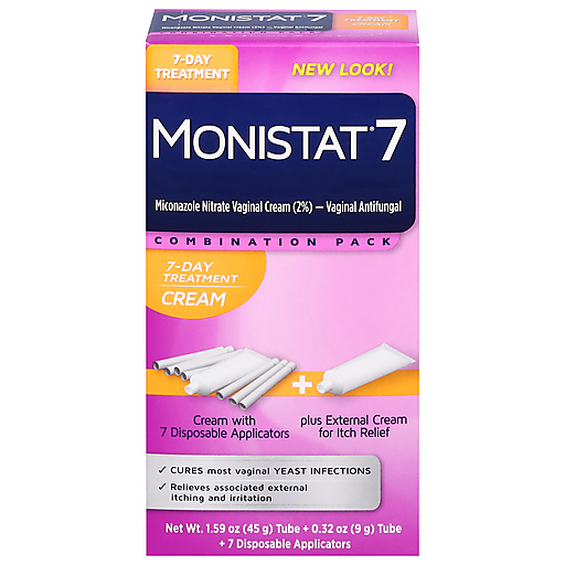 Monistat Vaginal Antifungal, 7 Day Treatment, Cream, Combination Pack by Pasteur Pharmacy
