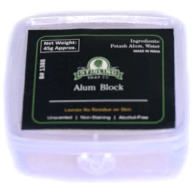 Stirling Soap Co Alum Block Travel Size 45g by Pasteur Pharmacy
