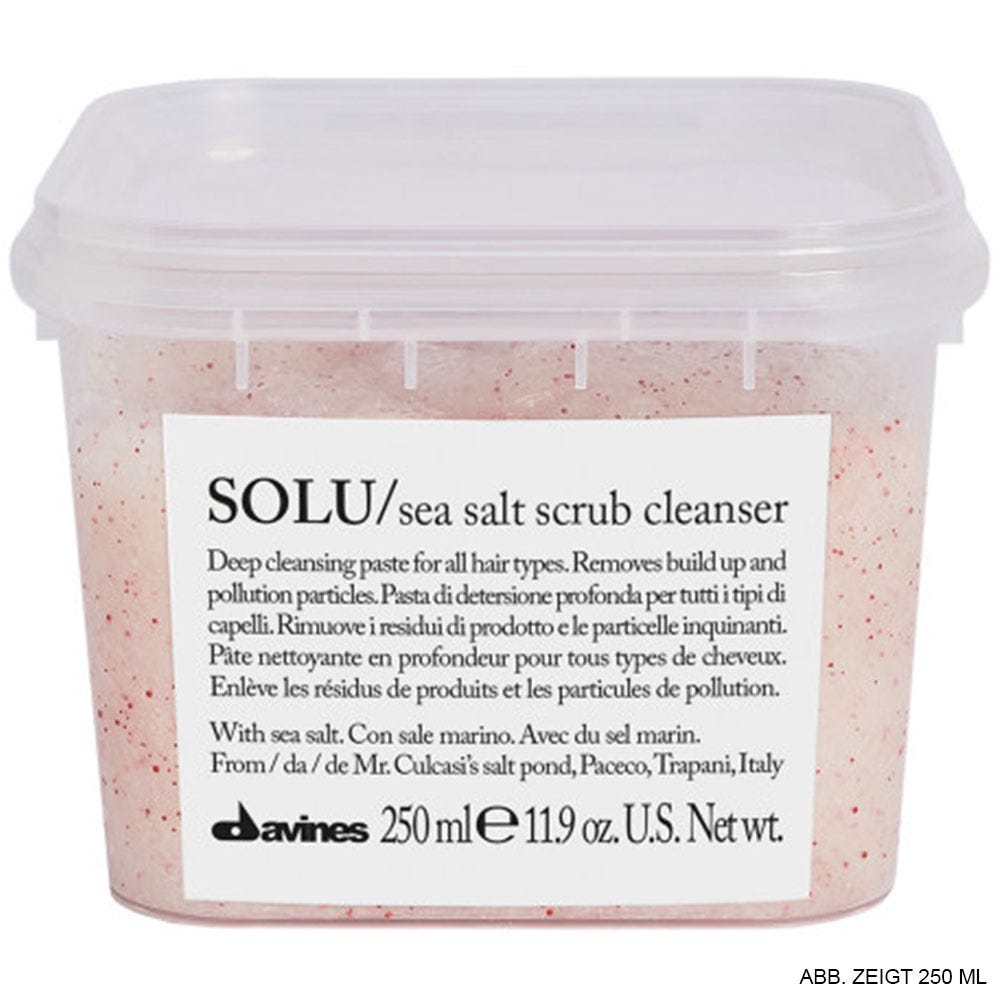 Davines Essential Haircare Solu Sea Salt Scrub Cleanser 250 Ml by Pasteur Pharmacy