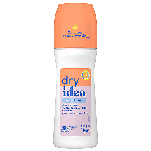 Dry Idea Antiperspirant &amp; Deodorant, Roll On, Powder Fresh 3.25 Fl Oz by Pasteur Pharmacy