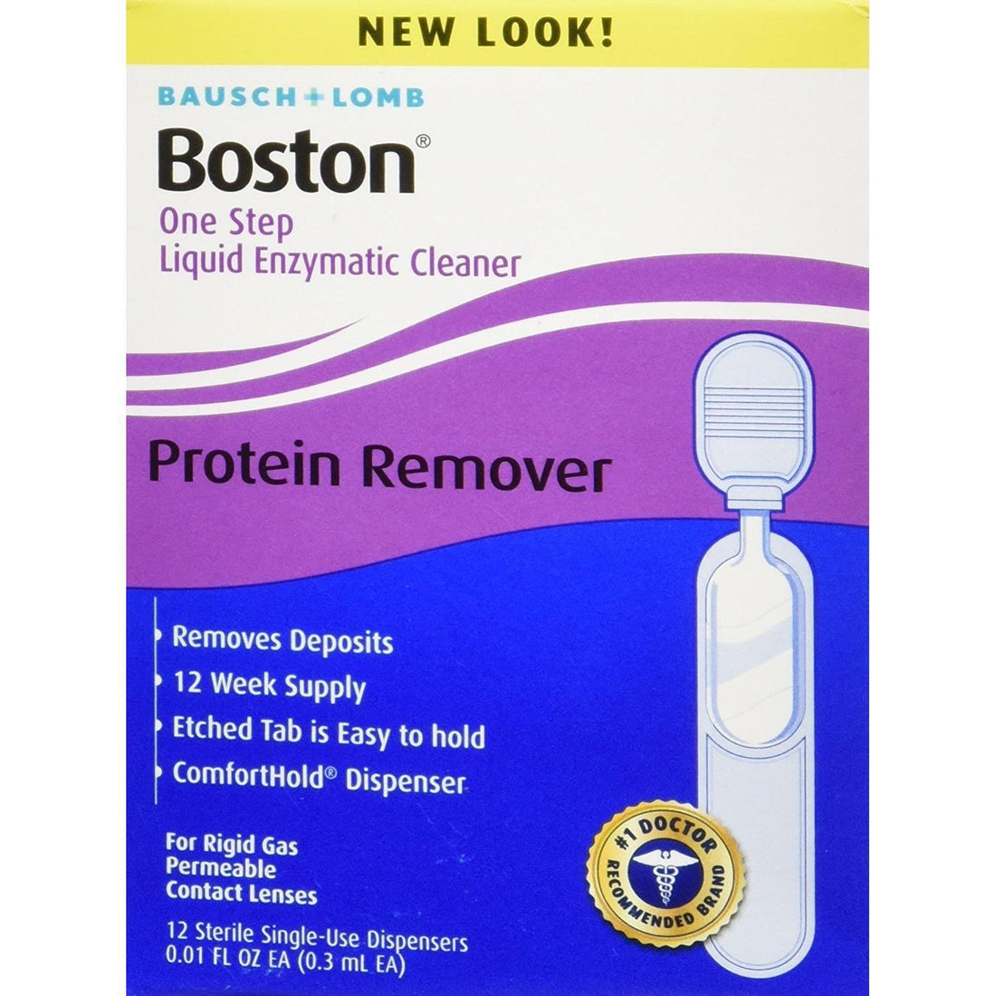 Bausch + Lomb Boston Enzymatic Cleaner, Liquid, One Step 