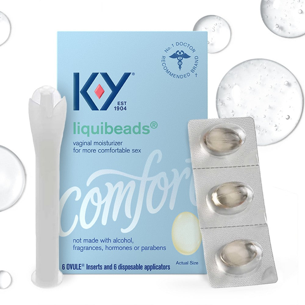 K-Y Liquibeads Vaginal Moisturizer - 6ct by Pasteur Pharmacy