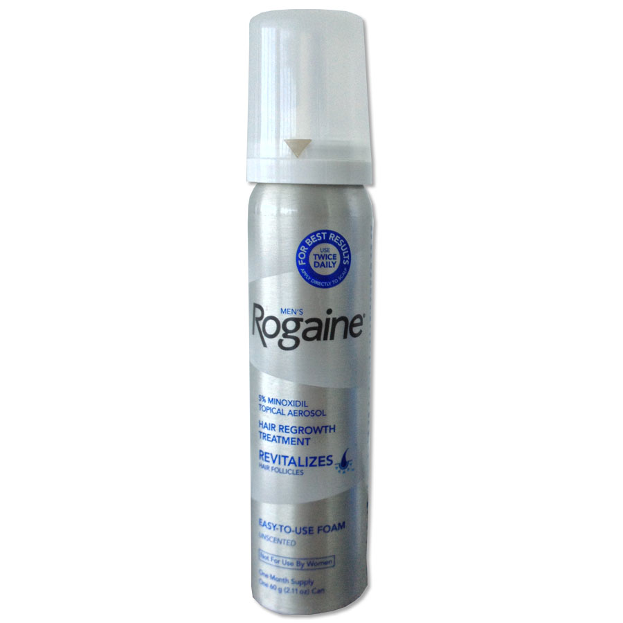 Rogaine Men’s 5% Minoxidil Topical Aerosol Hair Regrowth Treatment Foam, 3 Month Supply (Each Can 2.11 Ounce – 60 Gram) by Pasteur Pharmacy