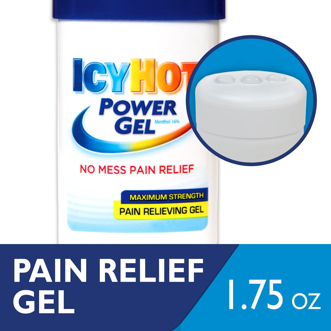 Icy Hot Power Gel Pain Relieving Gel, Maximum Strength 