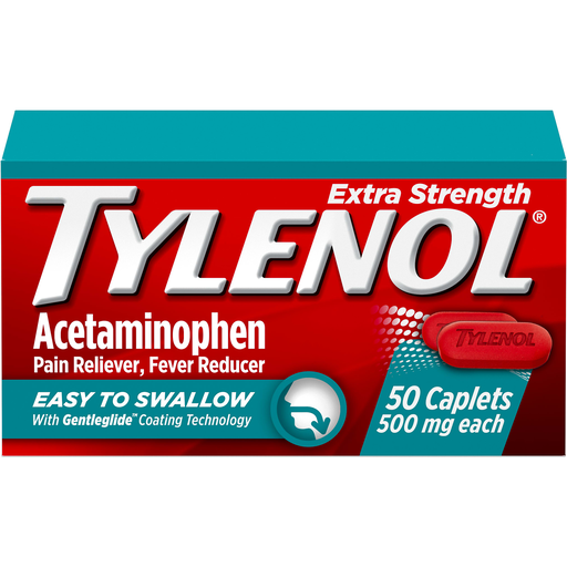 Tylenol Acetaminophen 50 Caplets by Pasteur Pharmacy
