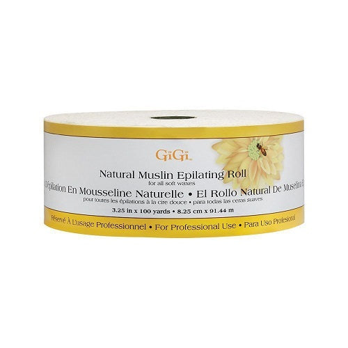 GiGi Natural Muslin Epilating Roll 3.25 In X 100 Yards by Pasteur Pharmacy