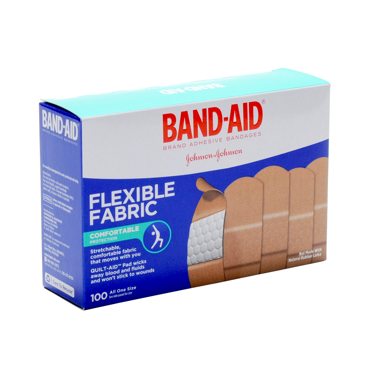 Band-Aid Flexible Fabric Bandages 100EA Box by Pasteur Pharmacy
