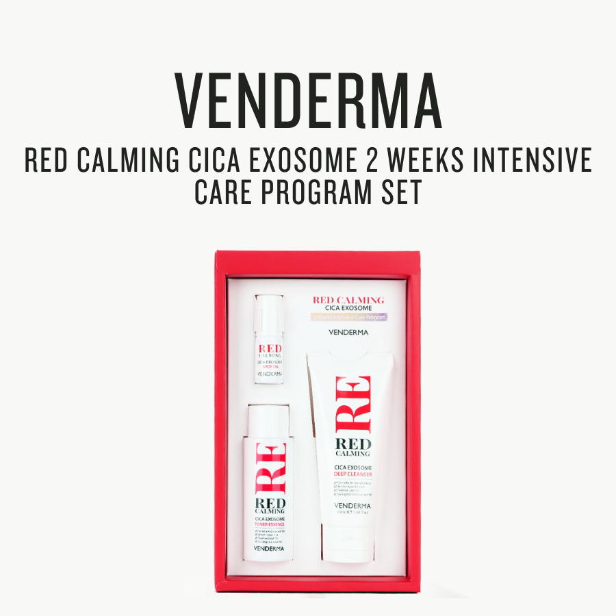 [VENDERMA] Red Calming Cica Exosome 2 Weeks Intensive Care Program Set by Pi-Boo