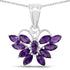 1.65 Carat Genuine Amethyst .925 Sterling Silver Pendant by Bids.com