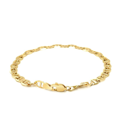5.5mm 10k Yellow Gold Mariner Link Bracelet by Bids.com
