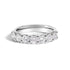 14K White Gold 1 1/2 Cttw Diamond 7 Stone Band Ring  DestGlow