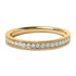 14K Yellow Gold 1/4 Cttw Round Diamond Milgrain Wedding Band (I-J Color, SI2-I1 Clarity) - Size 6.5 by Bids.com