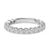 14K White Gold 1.00 Cttw Round Diamond Prong Set Wedding Band by Bids.com