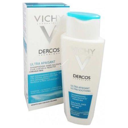 Vichy Dercos Ultra Soothing Shampoo for Dry Hair 200ml by Pasteur Pharmacy