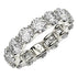 Round Cut Lab Grown Diamond Eternity Ring in 14k White Gold (6 cttw FG/VS2) by Bids.com