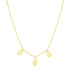 14k Yellow Gold Mom Necklace with Circle Drops by Bids.com