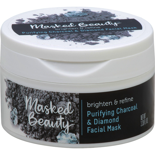 Masked Beauty Facial Mask, Purifying Charcoal &amp; Diamond by Pasteur Pharmacy