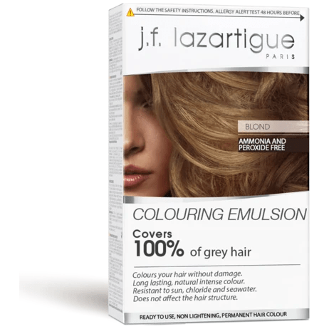 J.f. Lazartigue Coloring Emulsion for Grey Hair Blond 60ml by Pasteur Pharmacy