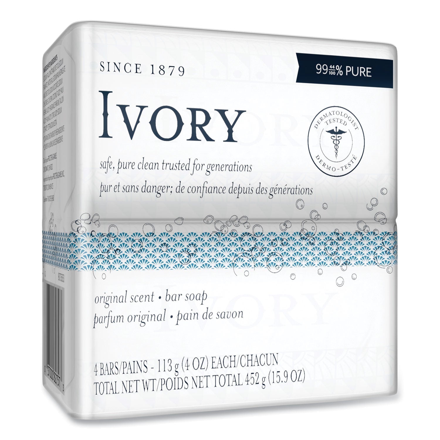 Ivory Original Scent Gentle Bar Soap, 4 Oz, 4 Count by Pasteur Pharmacy