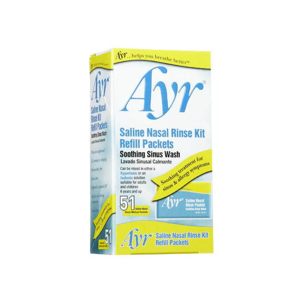 Ayr Sinus Nasal Rinse Kit Refill Packets by Pasteur Pharmacy