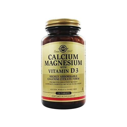 Solgar Calcium Magnesium with Vitamin D3 150 Tablets by Pasteur Pharmacy