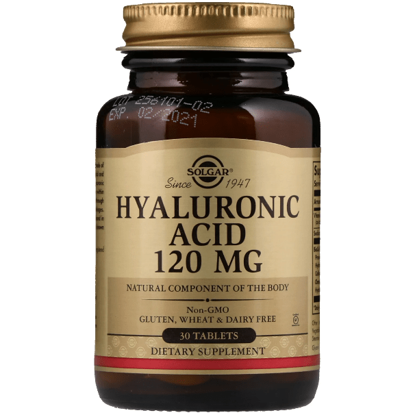 Solgar Hyaluronic Acid Tablets, 120 mg, 30 Count by Pasteur Pharmacy