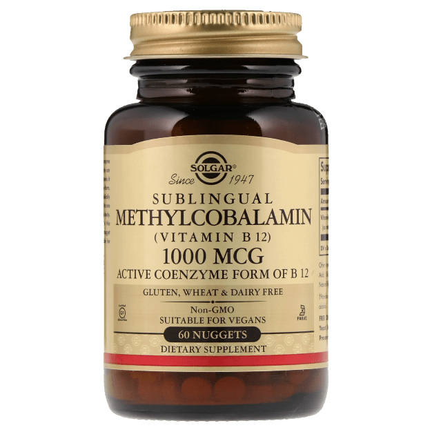 Solgar Methylcobalamin (Vitamin B12) 1000 mcg 60 Nuggets by Pasteur Pharmacy