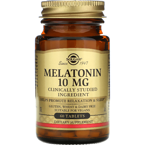 Solgar Melatonin 10mg 60 Tablets by Pasteur Pharmacy