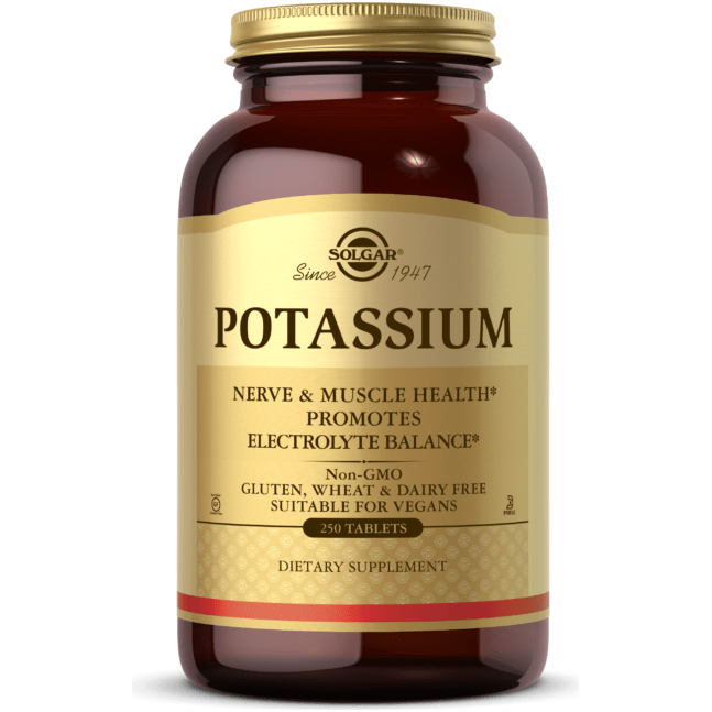 Solgar Potassium 100 Tablets by Pasteur Pharmacy