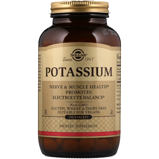 Solgar Potassium 250 Tablets by Pasteur Pharmacy